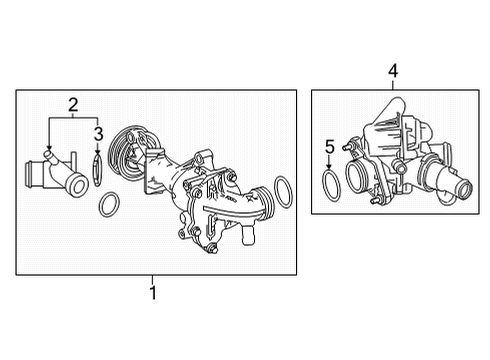 2025 Mercedes-Benz CLA35 AMG Water Pump