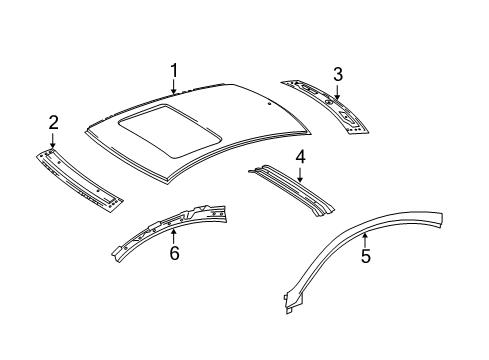 2014 Mercedes-Benz C250 Roof & Components