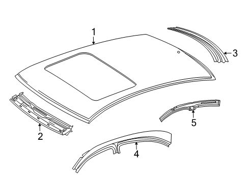 2014 Mercedes-Benz E250 Roof & Components