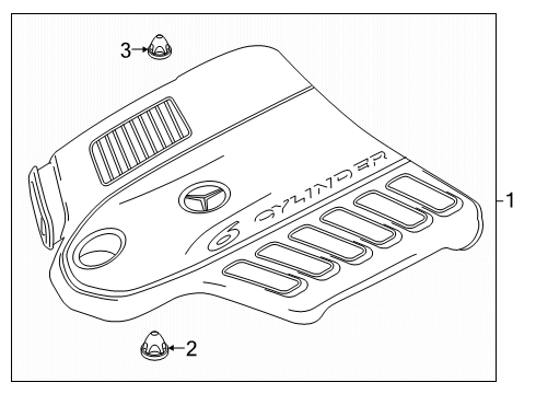 2025 Mercedes-Benz E53 AMG Engine Appearance Cover