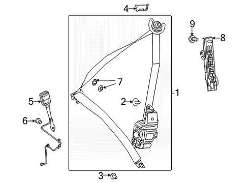 2025 Mercedes-Benz GLA250 Front Seat Belts
