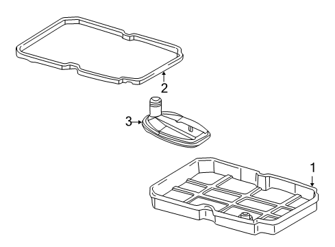 2006 Mercedes-Benz CLK350 Automatic Transmission Diagram