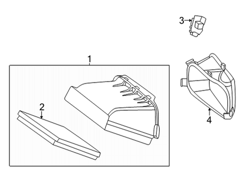 2023 Mercedes-Benz EQS 450 Cowl Diagram