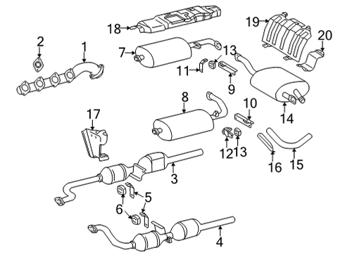 2006 Mercedes-Benz G500 Exhaust Components