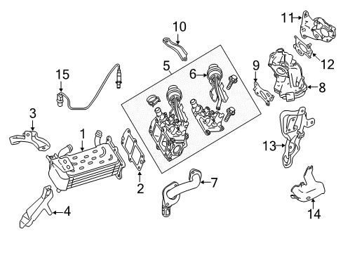 2014 Mercedes-Benz E250 EGR System Diagram