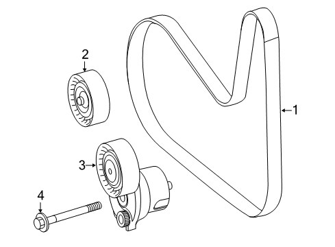 2019 Mercedes-Benz C300 Belts & Pulleys