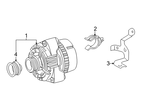1999 Mercedes-Benz ML320 Alternator Diagram