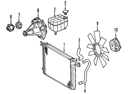 1992 Mercedes-Benz 500SL Fuel Injection Diagram