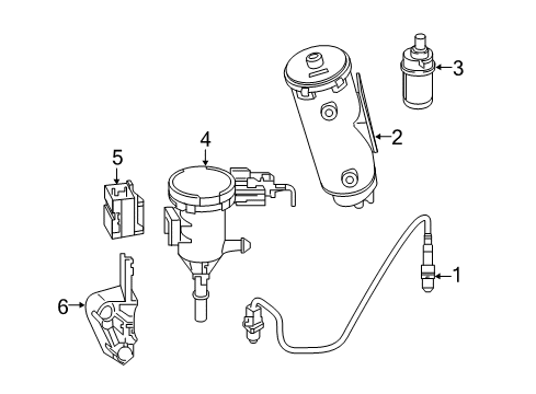 2019 Mercedes-Benz GLC43 AMG Emission System Diagram