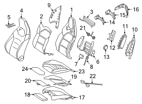 2021 Mercedes-Benz A220 Heated Seats Diagram 2