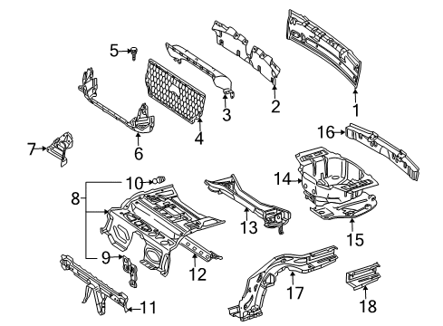 2010 Mercedes-Benz SLK300 Rear Body & Floor