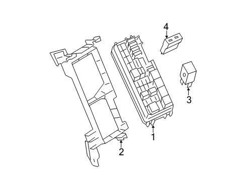 2007 Mercedes-Benz R63 AMG Electrical Components Diagram