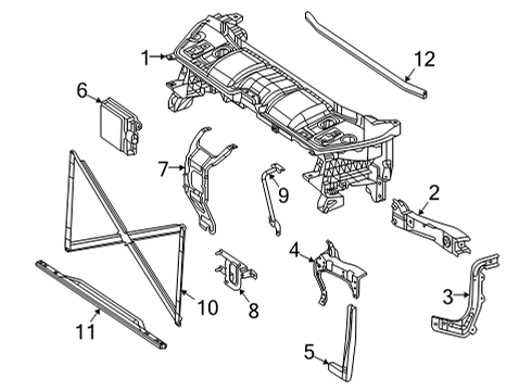 2025 Mercedes-Benz GLE53 AMG Radiator Support