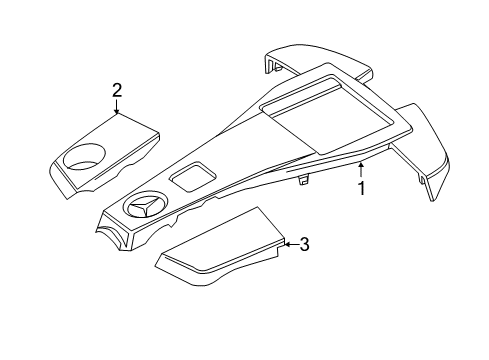 2012 Mercedes-Benz E550 Engine Appearance Cover