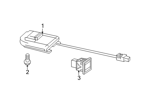 2014 Mercedes-Benz GL550 Communication System Components