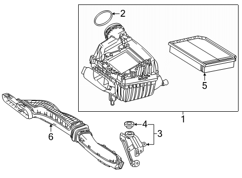 2024 Mercedes-Benz CLA250 Air Intake