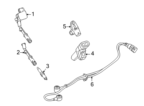 2012 Mercedes-Benz CLS550 Ignition System Diagram
