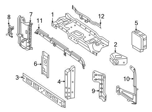 2025 Mercedes-Benz G580 Radiator Support