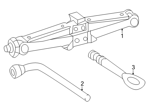 2024 Mercedes-Benz CLE53 AMG Jack & Components Diagram 2