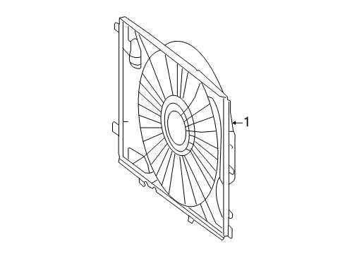 2017 Mercedes-Benz CLS550 Cooling Fan Diagram