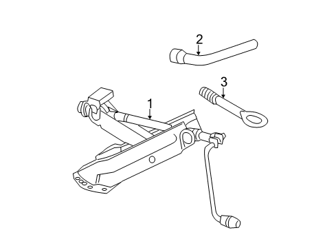 2014 Mercedes-Benz E350 Jack & Components