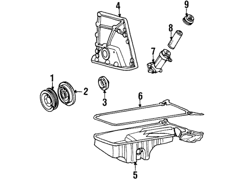 1995 Mercedes-Benz E320 Engine Parts