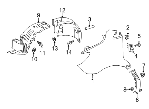 2024 Mercedes-Benz Sprinter 2500 Fender & Components