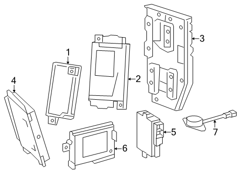 2025 Mercedes-Benz eSprinter Electrical Components Diagram 2