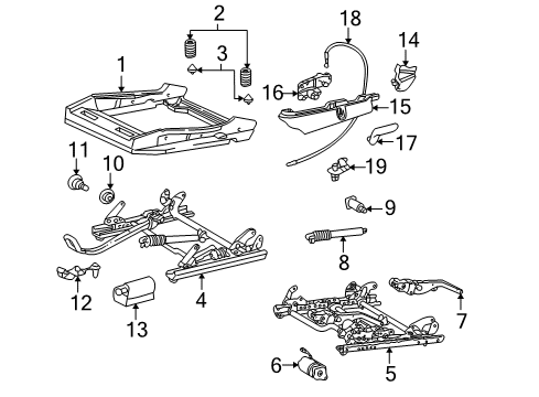 2002 Mercedes-Benz SLK320 Tracks & Components