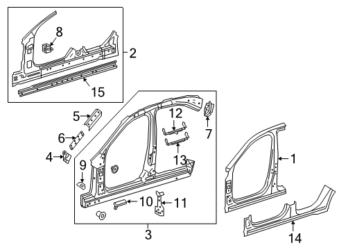 2017 Mercedes-Benz E400 Aperture Panel Diagram 3