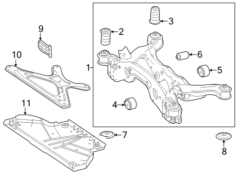 2024 Mercedes-Benz EQB 350 Rear Suspension