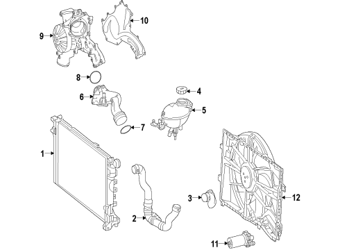 2015 Mercedes-Benz G63 AMG Cooling Fan