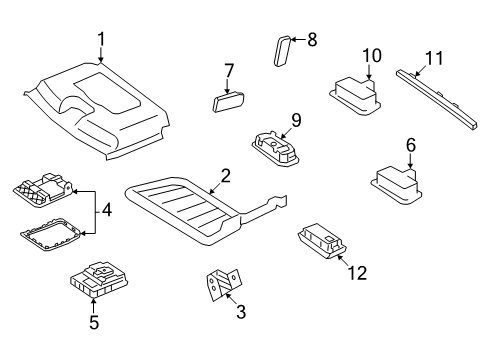 2025 Mercedes-Benz eSprinter Interior Trim - Roof Diagram 2