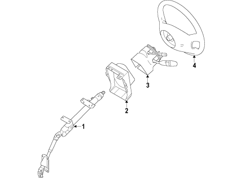 2010 Mercedes-Benz Sprinter 2500 Steering Column Diagram
