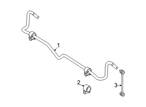 2007 Mercedes-Benz E320 Stabilizer Bar & Components Diagram