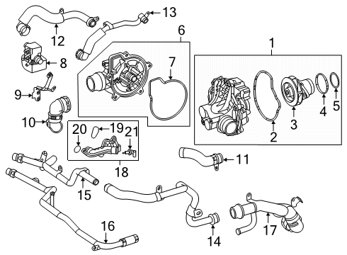 2023 Mercedes-Benz SL43 AMG Cooling System