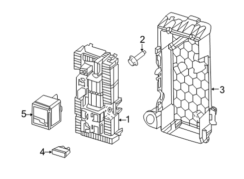 2022 Mercedes-Benz E350 Fuse & Relay