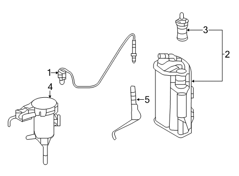2016 Mercedes-Benz E400 Emission System Diagram