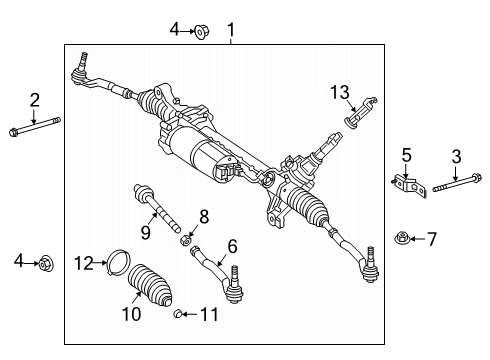 2025 Mercedes-Benz G63 AMG Steering Gear & Linkage