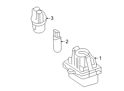 2010 Mercedes-Benz C63 AMG Bulbs Diagram 3