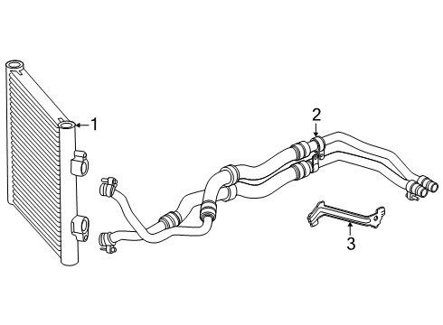2024 Mercedes-Benz AMG GT 55 Oil Cooler