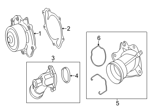 2022 Mercedes-Benz Sprinter 3500XD Water Pump Diagram 2