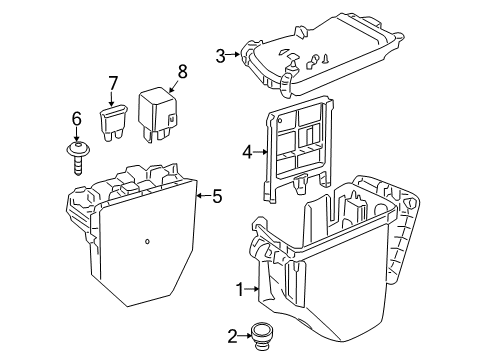 2014 Mercedes-Benz E350 Fuse & Relay