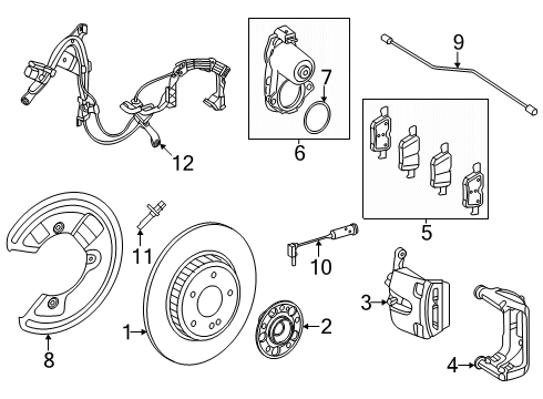 2025 Mercedes-Benz GLC63 AMG S E Performance Rear Brakes