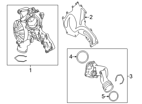 2014 Mercedes-Benz S63 AMG Water Pump Diagram