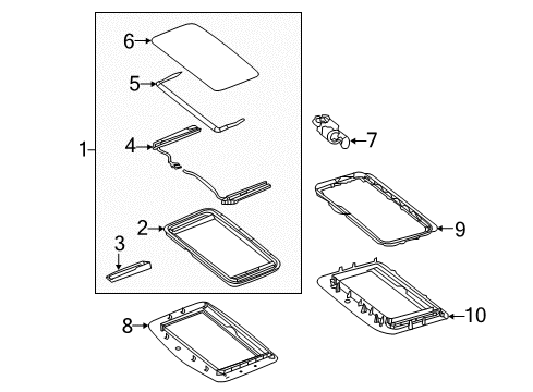 2017 Mercedes-Benz Sprinter 2500 Sunroof Diagram 3