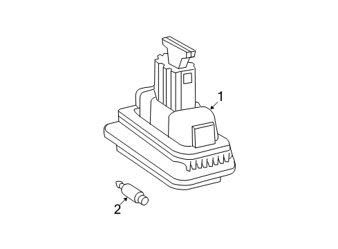 2009 Mercedes-Benz E550 Bulbs Diagram
