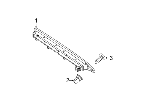 2024 Mercedes-Benz Sprinter 2500 High Mount Lamps