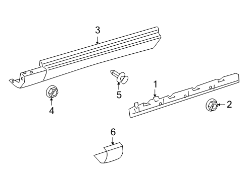 2010 Mercedes-Benz ML450 Exterior Trim - Pillars