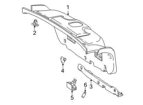 2010 Mercedes-Benz E550 Interior Trim - Trunk Diagram